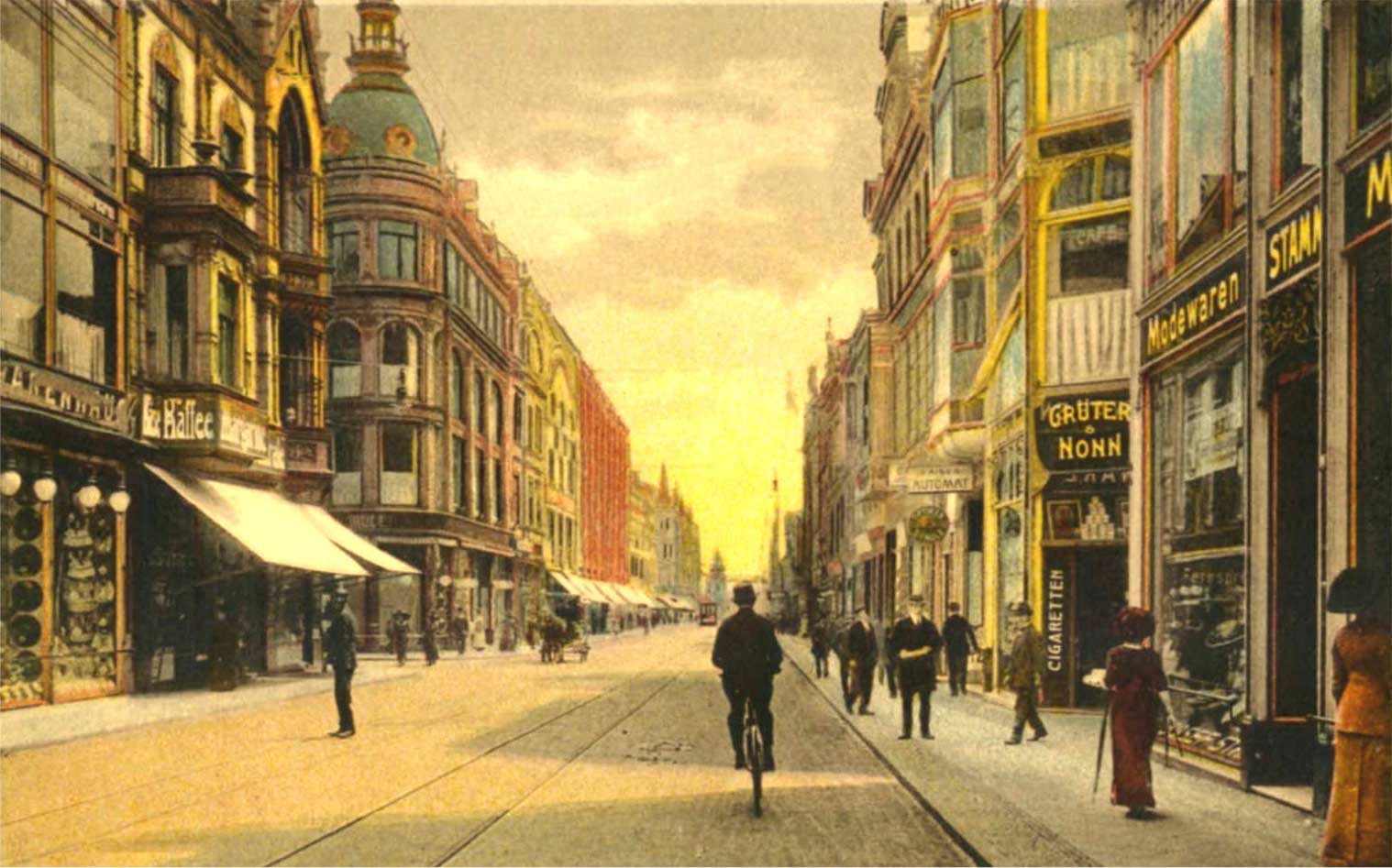 The little Gelsenkirchen, situated near Essen, was targeted several times by Allied bombers because of its chemical plants in the north part of the town.