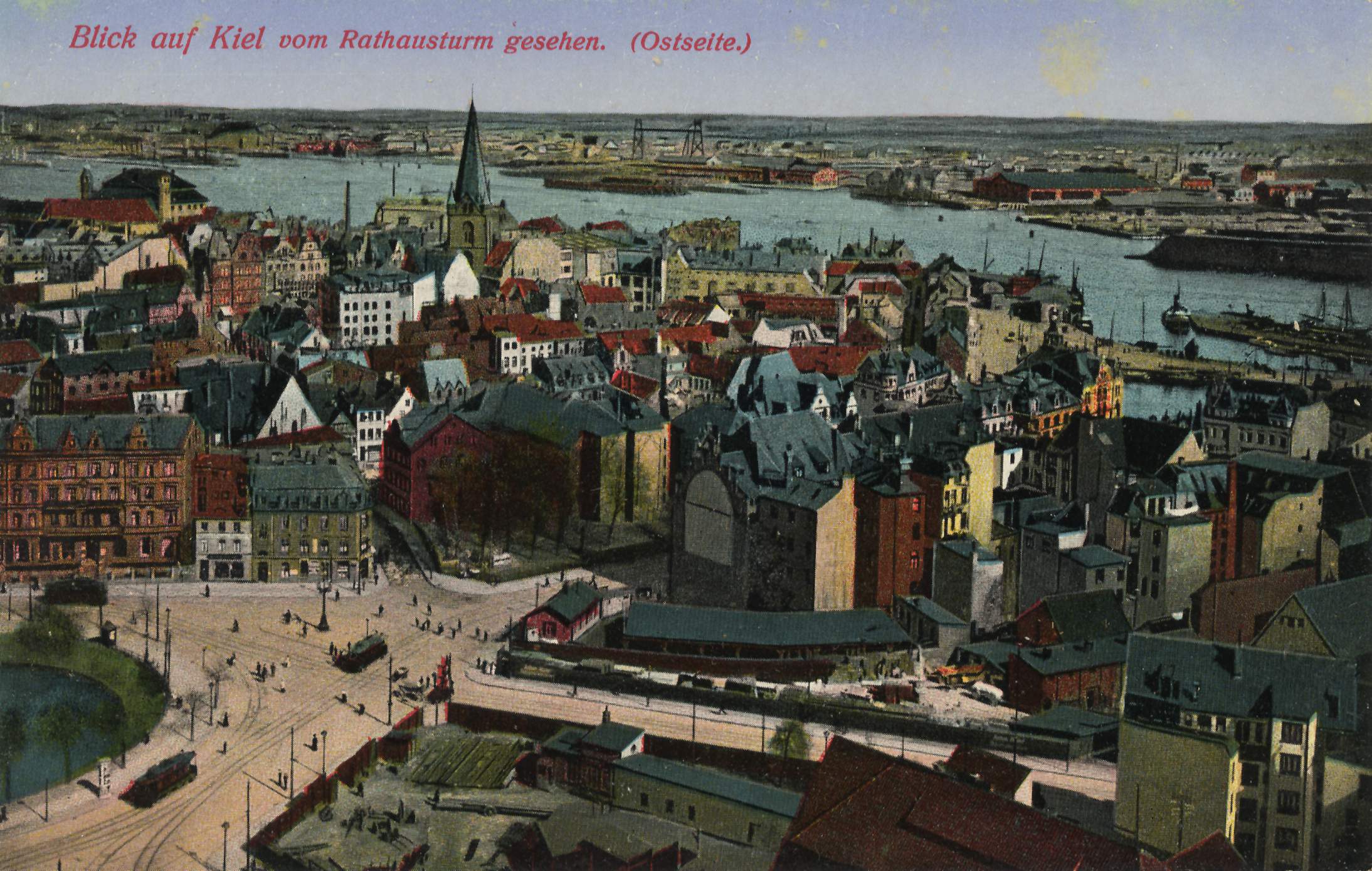 Kiel as a major naval port and shipyard was naturally an important strategic goal of the Allied bomber squadrons.